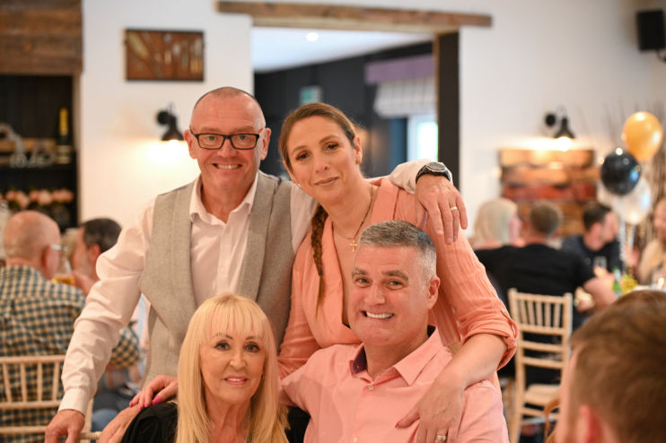 A 60th Birthday party in full swing 